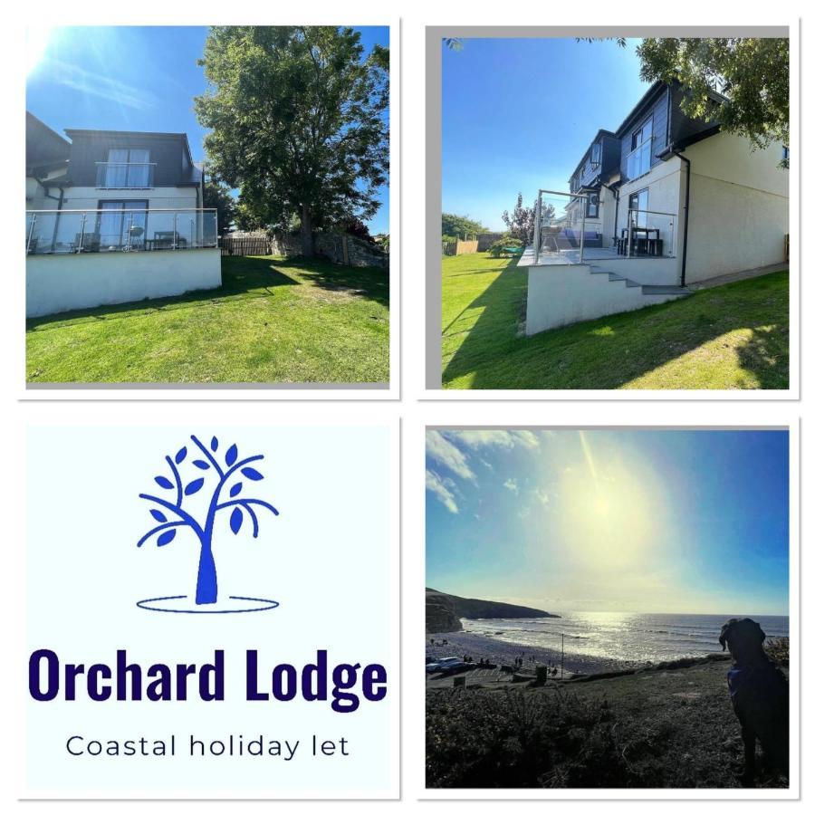 Orchard Lodge -Coastal Retreat, New Build, Village Views, Private Garden And Terrace Saint Brides Major Exterior photo